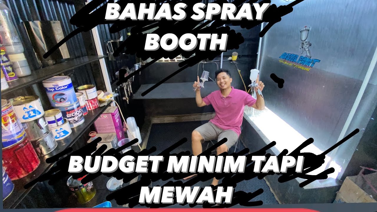 BAHAS SPRAY BOOTH..‼️bahas detail biaya kupas tuntas ruang cat .. penataan ruang cat by.angger paint