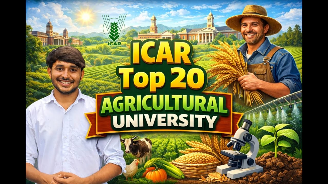 Top 20 Agricultural Universities in India | Best ICAR College for B.Sc.| M.Sc.