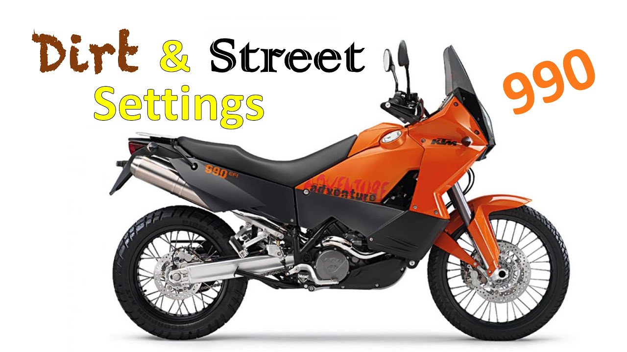 Intro 2 Clicks Out: KTM 990 Adventure Street & Dirt Suspension Setup