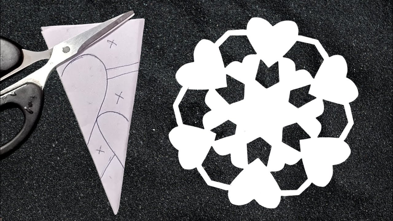 Easy DIY Paper Snowflake Tutorial for Beginners | How to make unique Snowflake