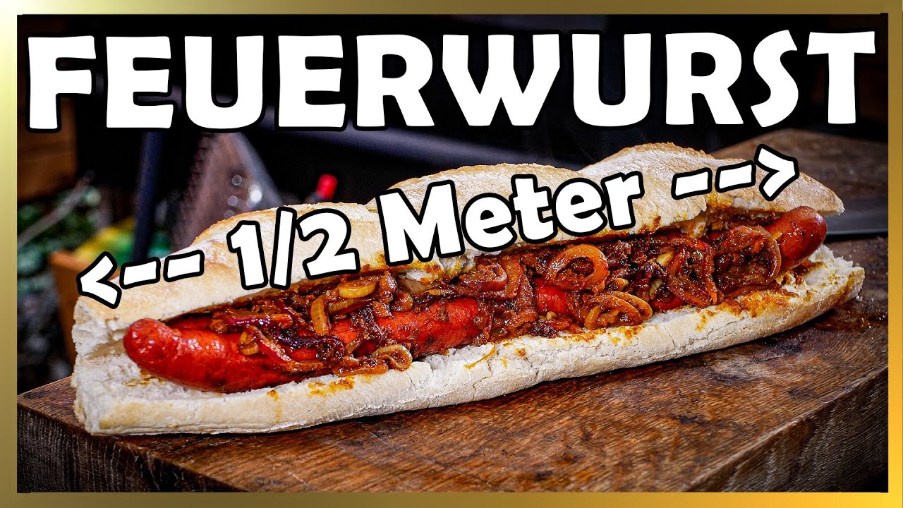 Drachenglut - Feuerwurst | Der Flammenschmaus | 1/2 Meter Feuerwurst vom Grill | @MGBBQ