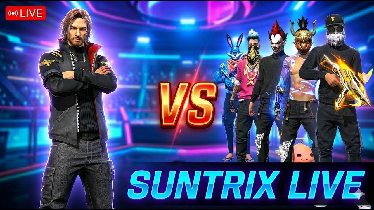 Free Fire Live Custom Giveaway || Suntrix Gaming #freefirelive #fflive