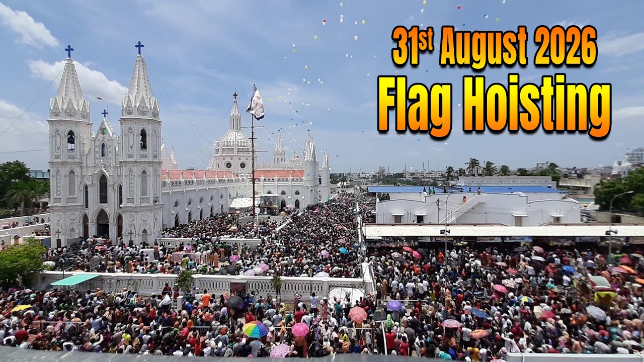 🅻🅸🆅🅴 - 31-08-2026 | Vailankanni Festival 2026 | Day 02 - Noon Flag Hoisting and Holy Mass | Mercy TV