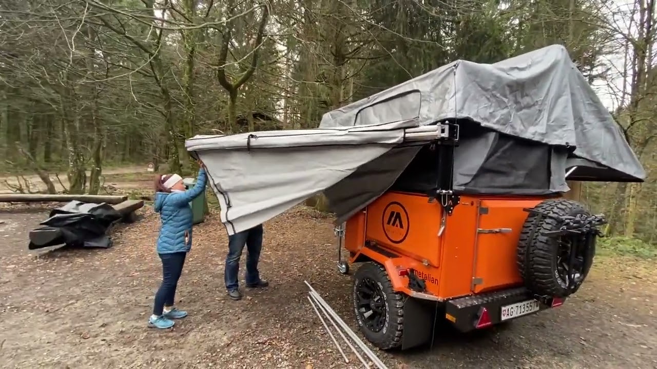 Aufbau Dachzelt & Markise