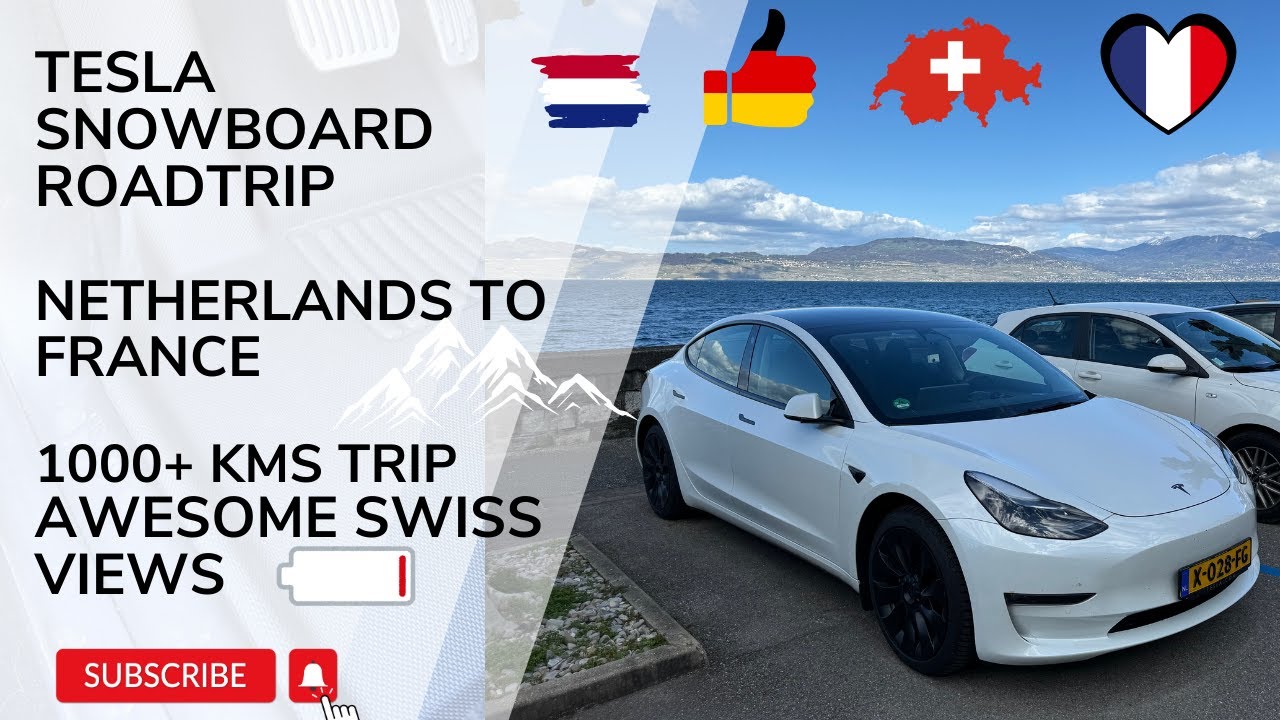 Tesla Road Trip Across Europe: A Scenic Journey To The French Alps From The Netherlands!