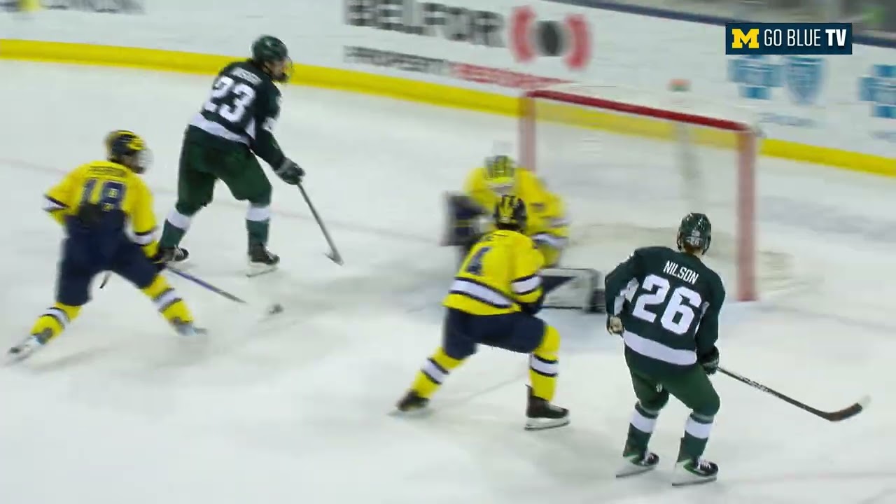Ice Hockey Highlights vs. Michigan State (Feb. 6)