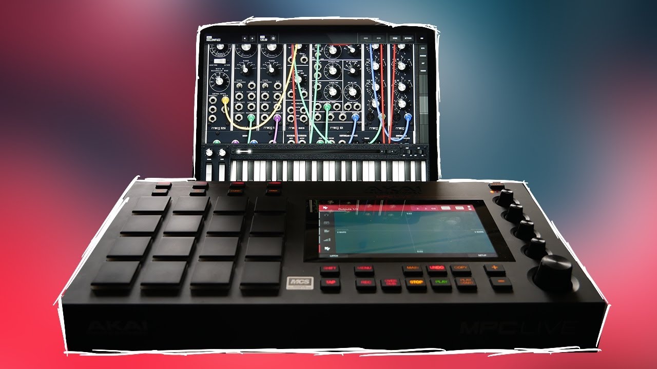 MPC and iPad How To: Recording AUV3 into MPC Live w/ Agonizer, Moog Model D, and more!