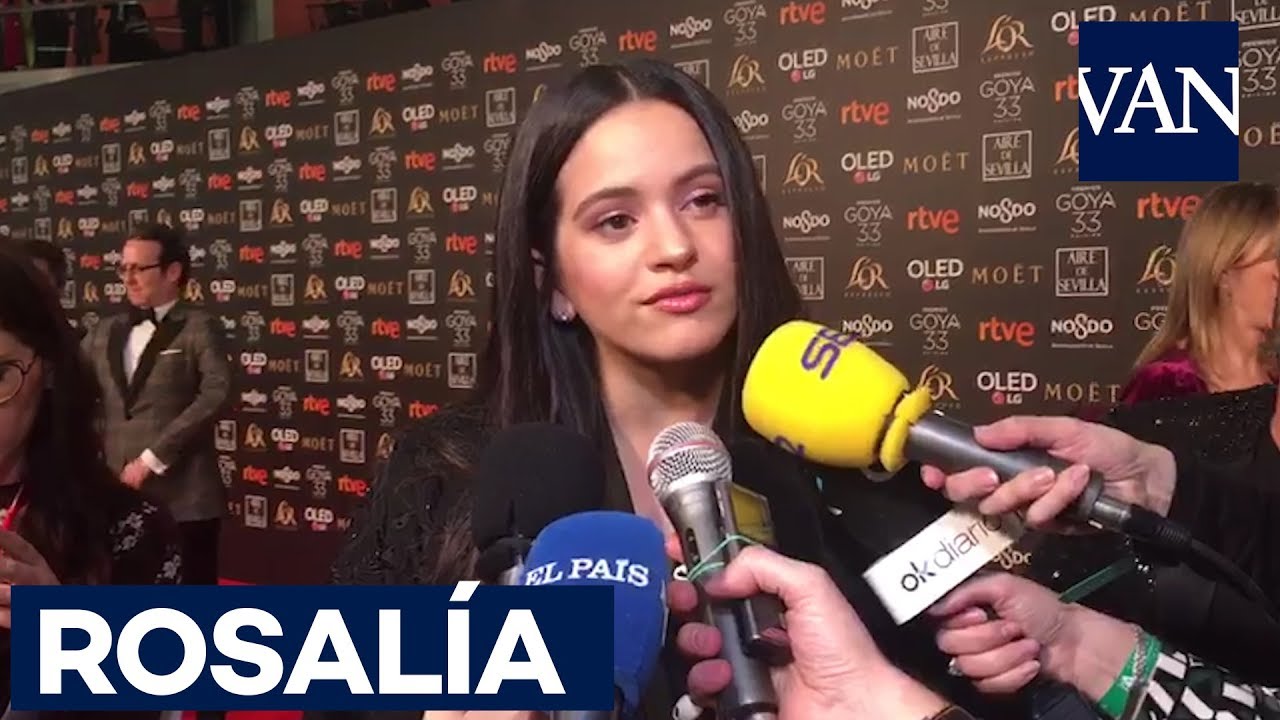 [GOYA 2019] Entrevistamos a ROSALÍA en la ALFOMBRA ROJA