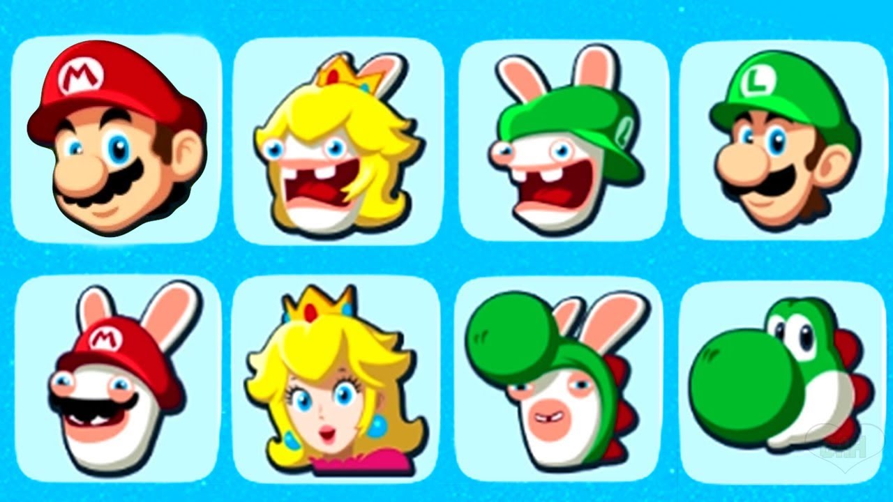 Mario + Rabbids Kingdom Battle - All Characters / Secret Characters & All Gameplay Animations