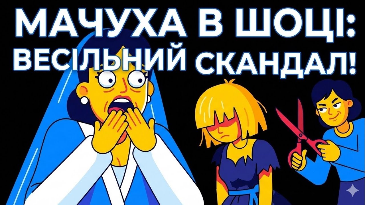 МАЧУХА в шоці: її донька ВІДРІЗАЛА мені волосся прямо на весіллі! Історія Реддіт українською на ніч