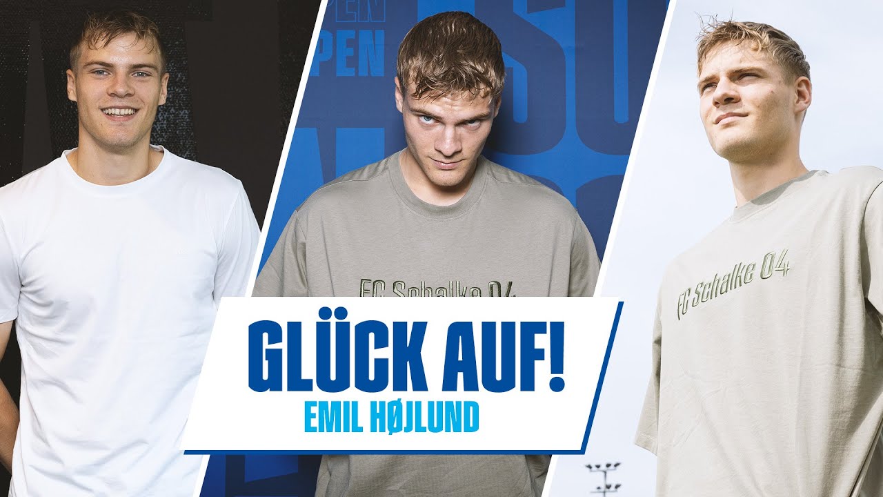 ERSTER TAG als Schalker | EMIL HØJLUND | FC Schalke 04