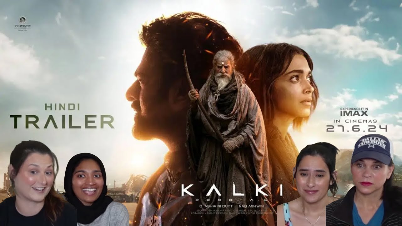 Americans' react to Kalki 2898 AD Trailer | Prabhas |AmitabhBachchan|KamalHaasan| Deepika|Nag Ashwin