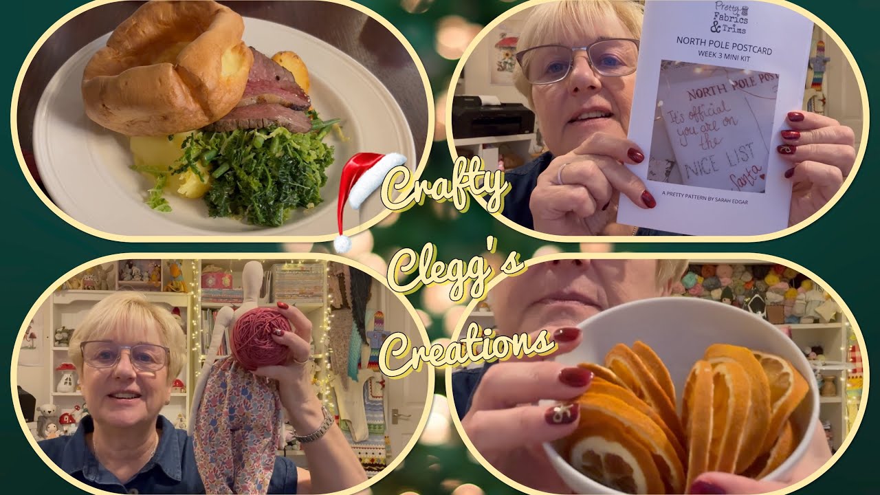 Творения Crafty Clegg. VLOGMAS, день 14. Воскресный обед вне дома.