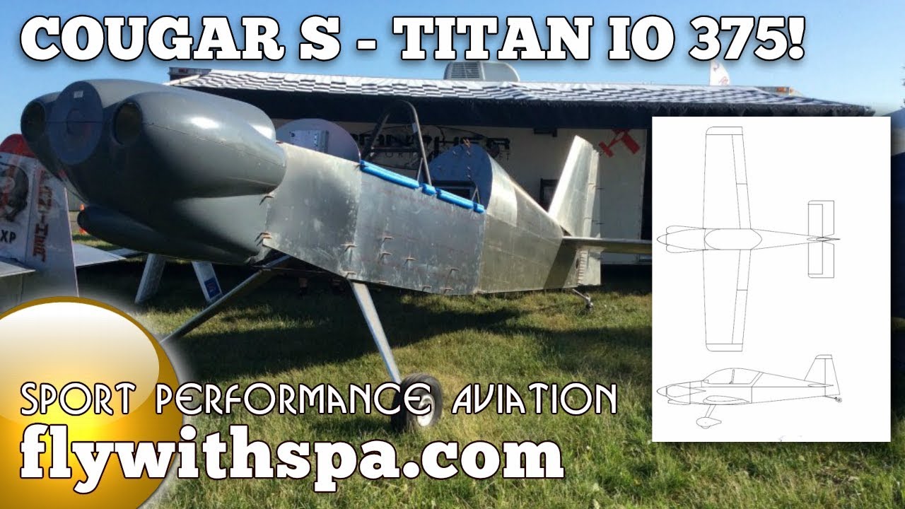 Cougar S , Experimental Aircraft, Cougar S, 2 seat, tandem seat aerobatic, amateurbuilt aircraft.