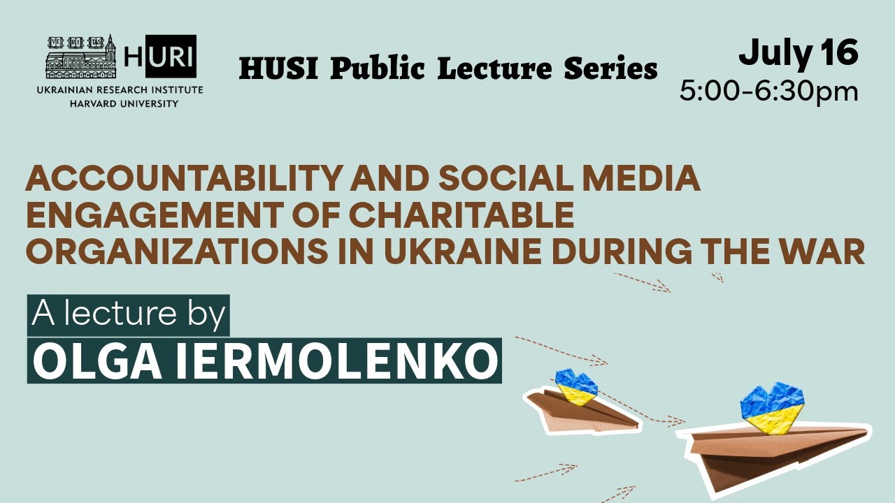 Accountability and Social Media Engagement of Charitable Organizations in Ukraine during the War
