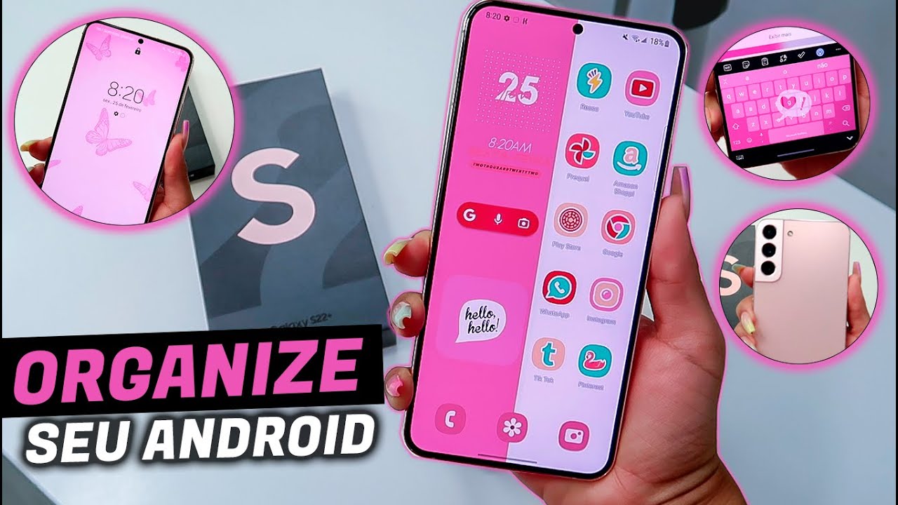 COMO ORGANIZAR CELULAR ANDROID | Samsung Galaxy S22+