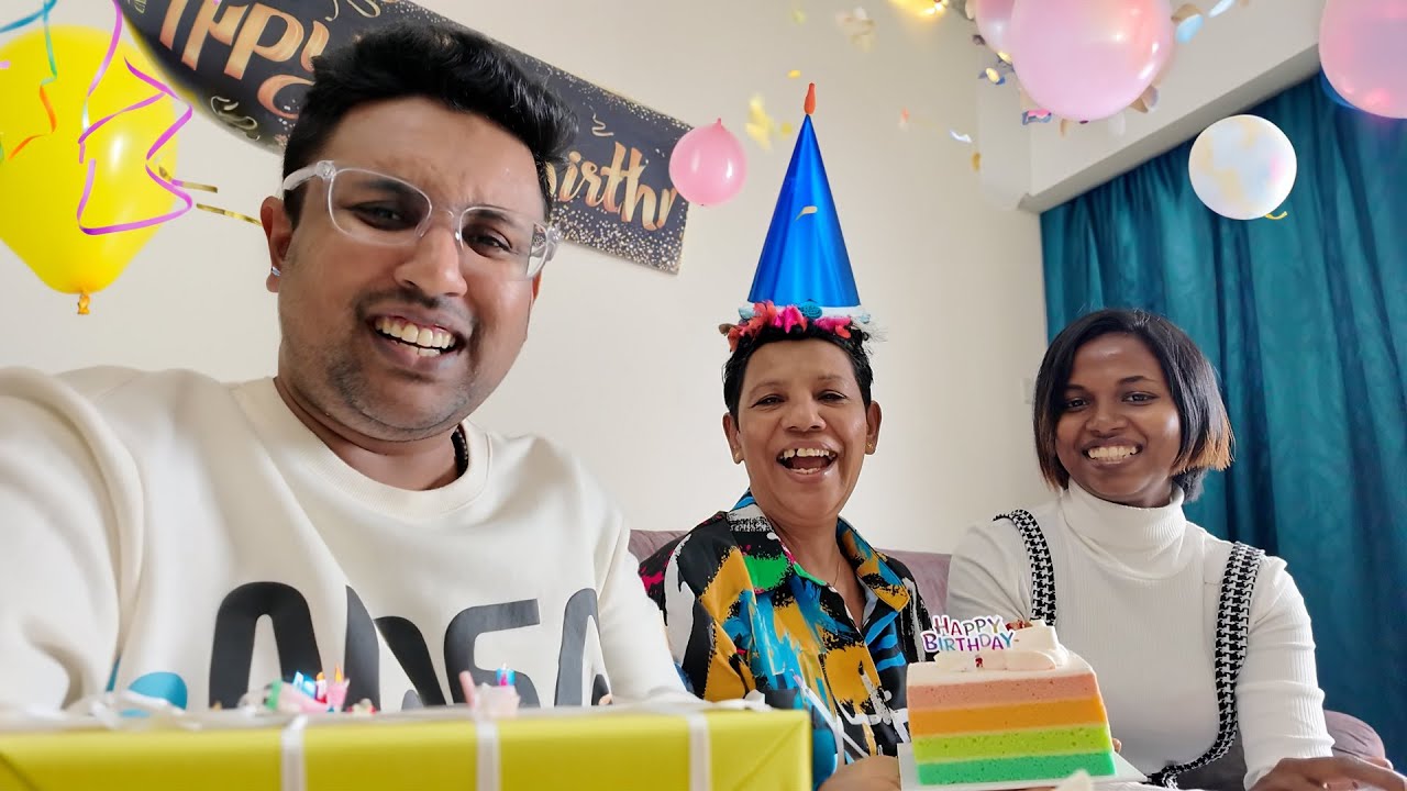 Amma's SURPRISE Birthday Gift & Dinner 🥳🎂