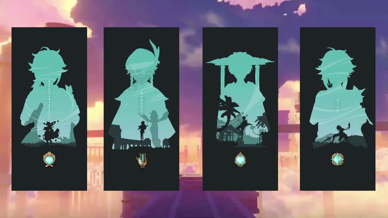 4nemos Kazuha,Xiao,Venti,Wanderer (cover AI) - Dynamite