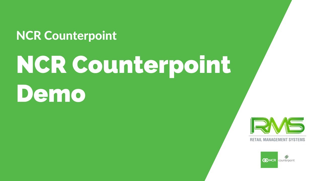 NCR Counterpoint Demo - RMS Retail Management Systems
