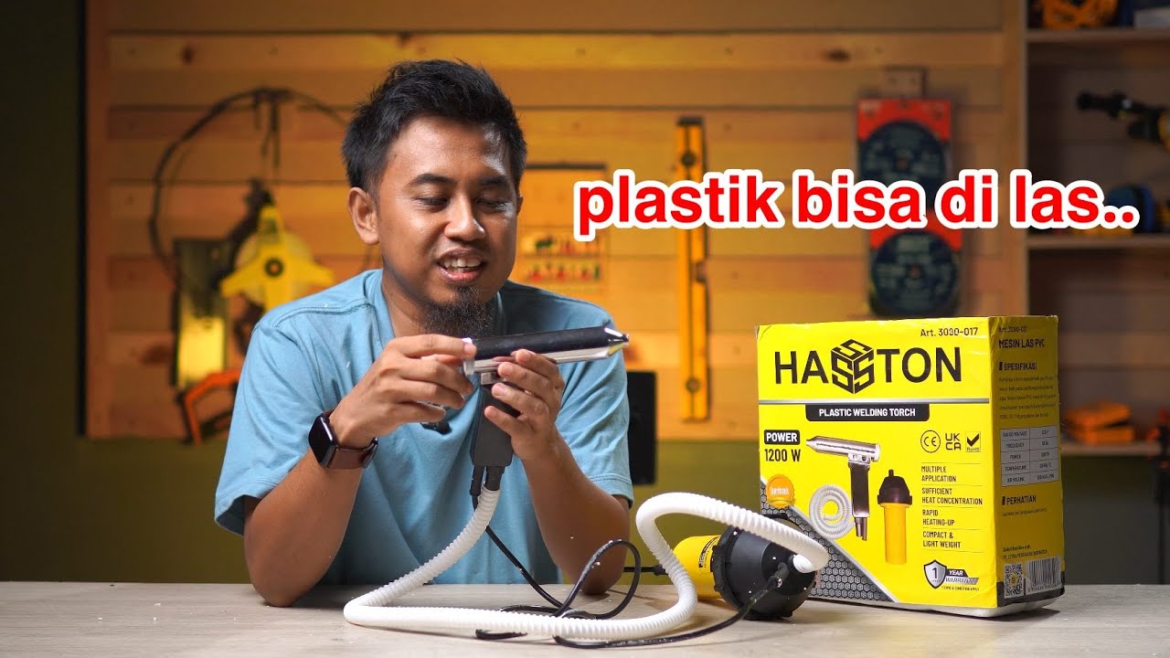 mesin las untuk plastik? pakai ini aja.. - HASSTON 3090-017 PVC PLASTIC WELDING GUN
