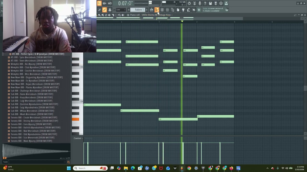Studio Session With Rhoosky