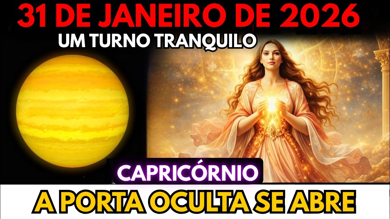 Capricórnio♑ 31 janeiro — Uma porta secreta se abre hoje (poucos estão preparados para isso)