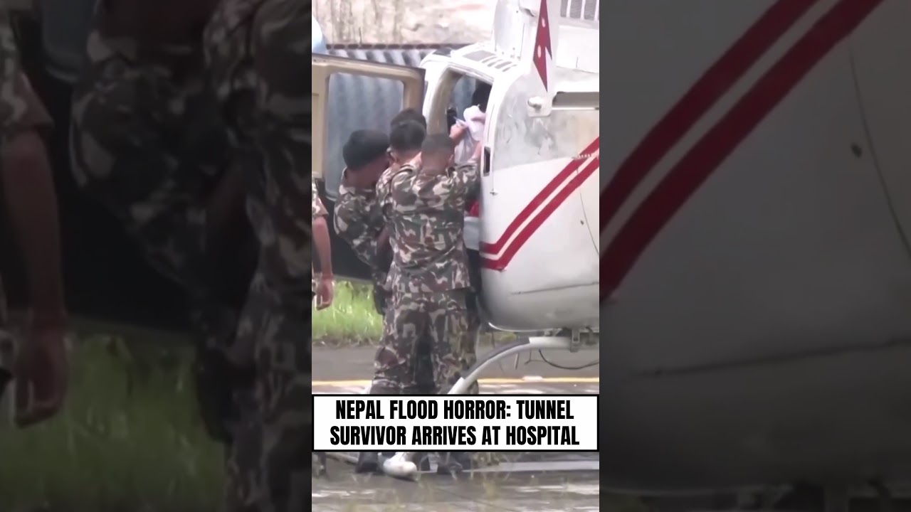 NEPAL FLOOD FURY  | Survivor Rescued After 9 Days From Tunnel