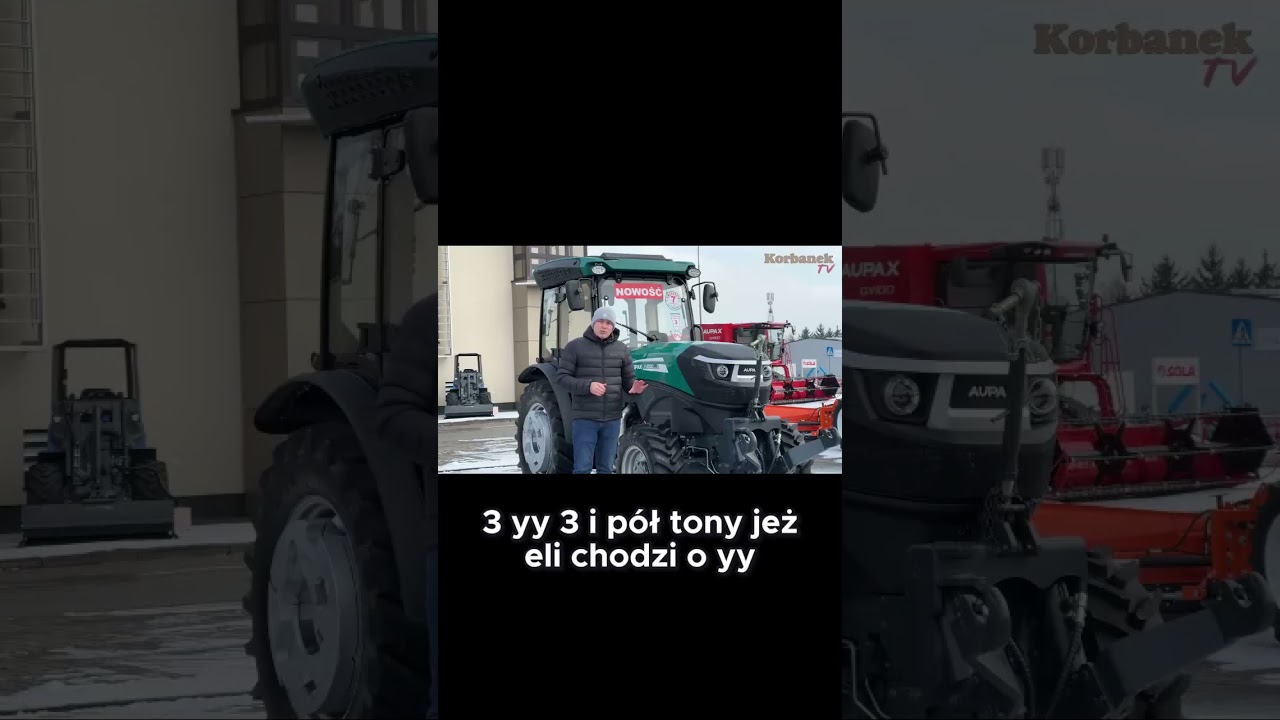 DANE CIĄGNIKA SADOWNICZEGO AUPAX F4100