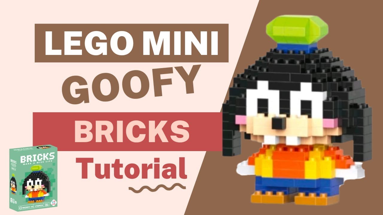 LEGO MINI GOOFY BRICKS TUTORIAL (bahasa)