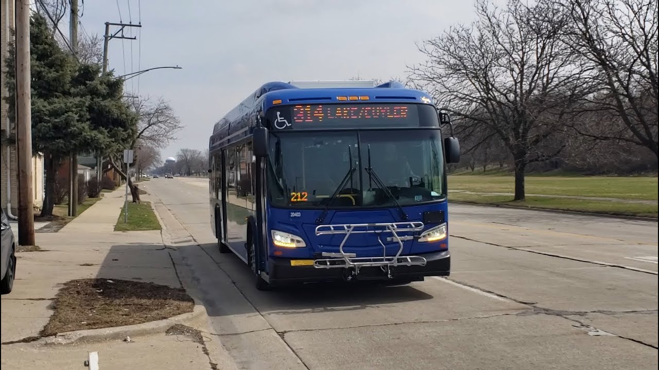 Pace Bus: 2020 New Flyer Xcelsior XD40 on the 314