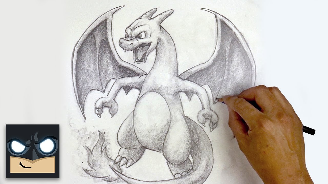 How To Draw Charizard | Beginner Pencil Sketch Tutorial (Step-by-Step)