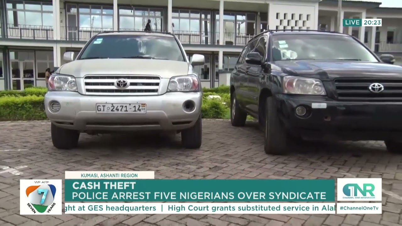 Cross-Border Crime? Ghana Police Break Up Alleged Nigerian Theft Ring  |  Channel One News
