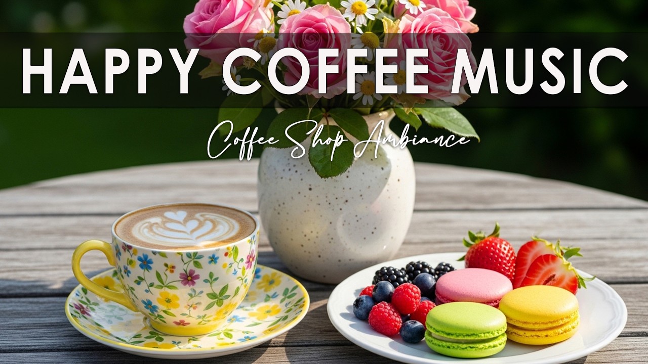 Happy Coffee Music ☕ Coffee Shop Ambiance & Bossa Nova Piano & Jazz Cafe Music for Feeling Relaxing.