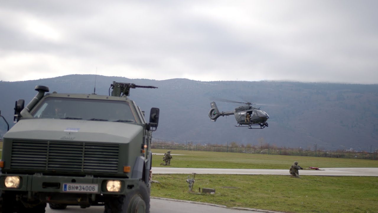 Magyar helikopterek akcióban Bosznia-Hercegovinában