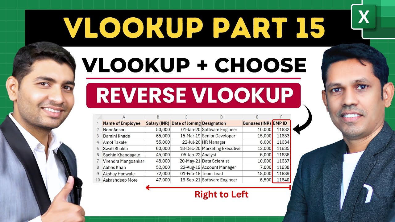 How to Perform Reverse VLOOKUP Like a Pro!