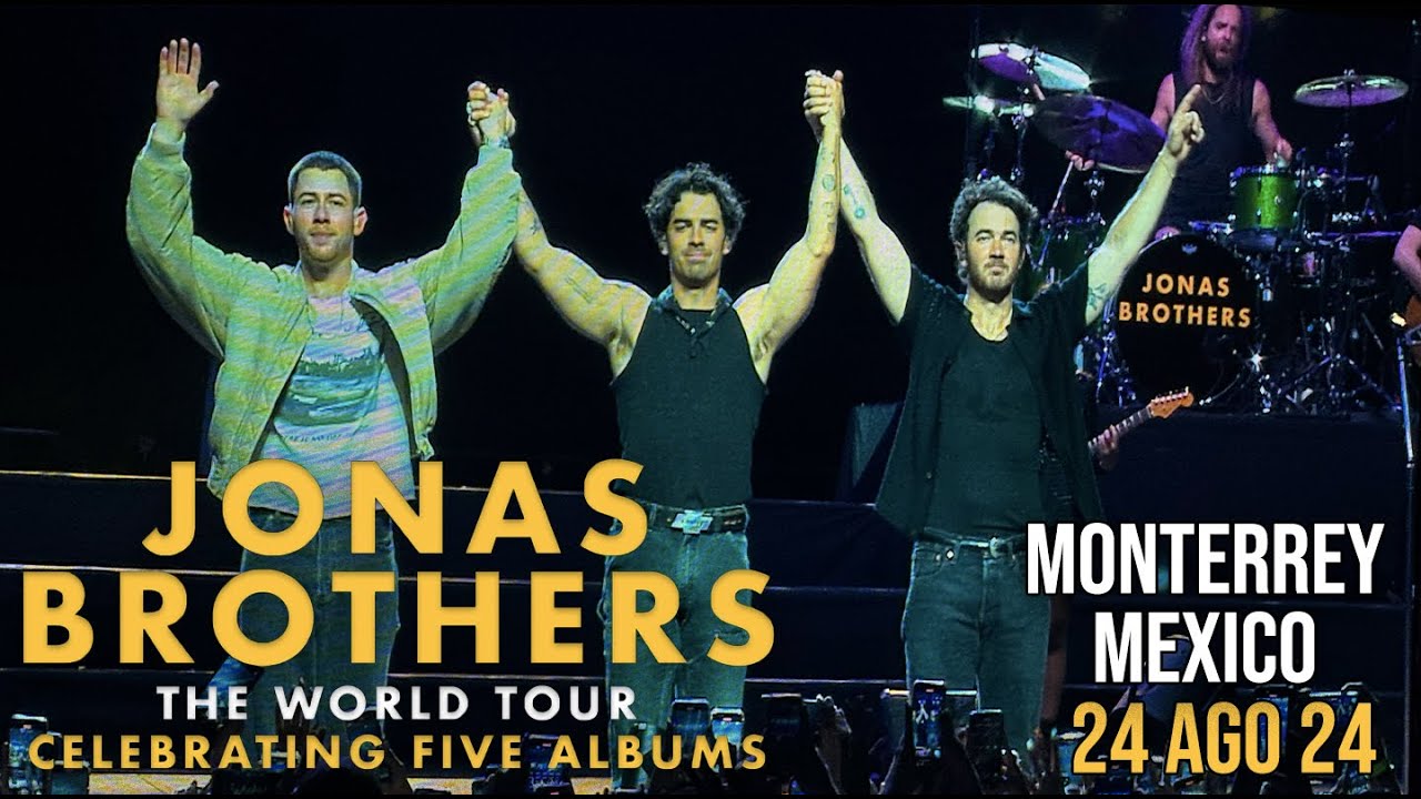 Concierto Completo Jonas Brothers World Tour Monterrey Mexico 24 Agosto 2024 En Vivo Live Concert