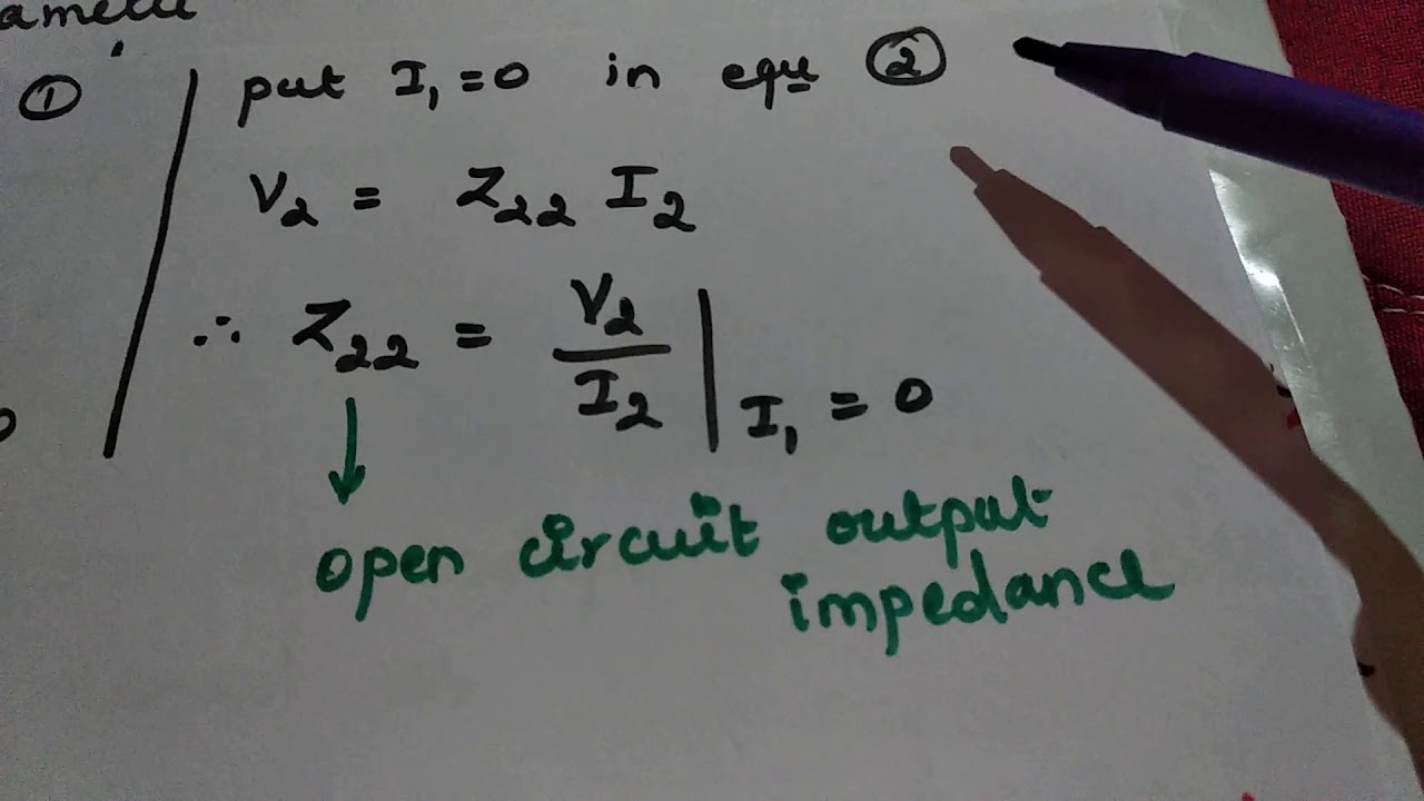 Two Port Network/ Z Parameter/ Problem/Tamil