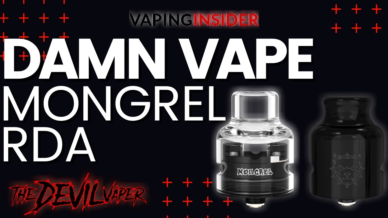 DAMN VAPE & VAPING INSIDER Mongrel RDA Review & Build - A Cracking Flavour RDA!