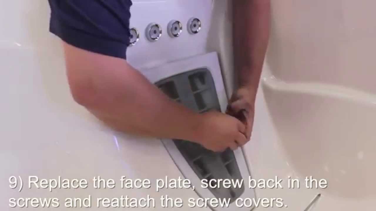 Changing Dual Moto Massage DX Jet on a 2014 HotSpring BMW DesignworksUSA Spa