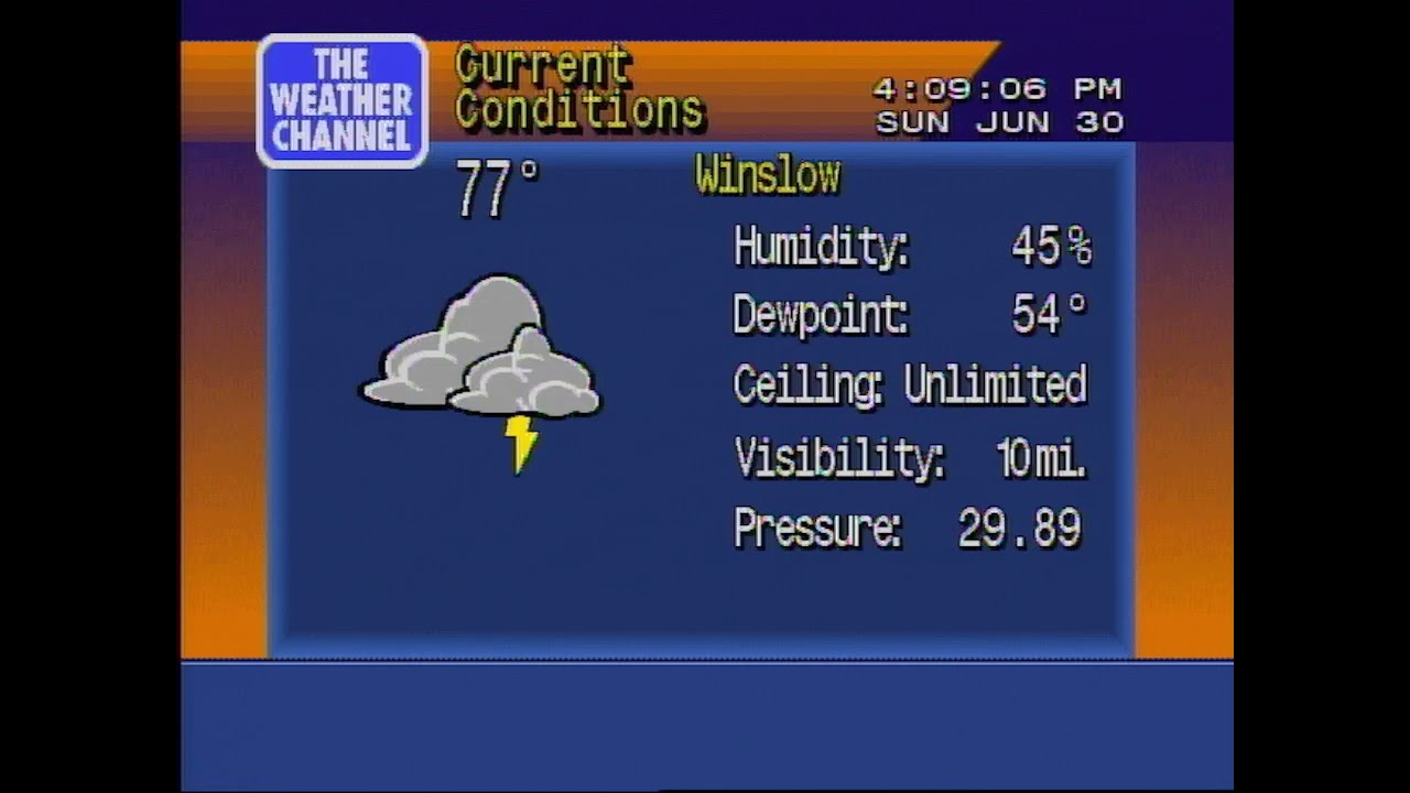 Winslow, AZ - Weather Star 4000 - June 30, 2024