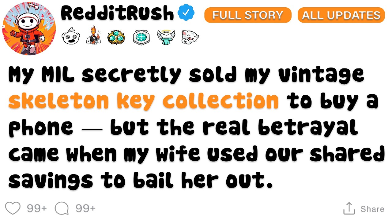 After my mother-in-law sold my rare skeleton keys without permission, I felt completely blindsided..