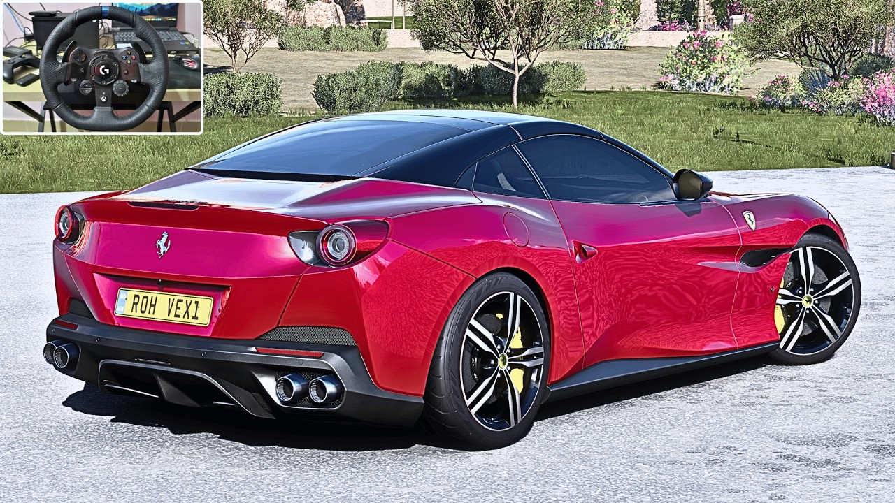 1418HP Ferrari Portofino 2018 Goes INSANE! | Realistic Wheel Gameplay – Forza Horizon 5