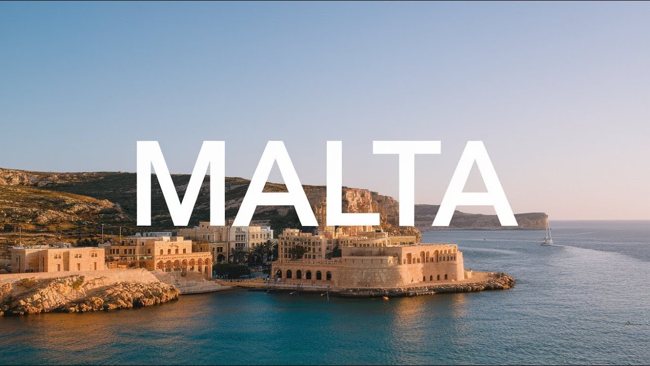 Malta's Scenic Beauty: Relaxing Nature Film with Soothing Music