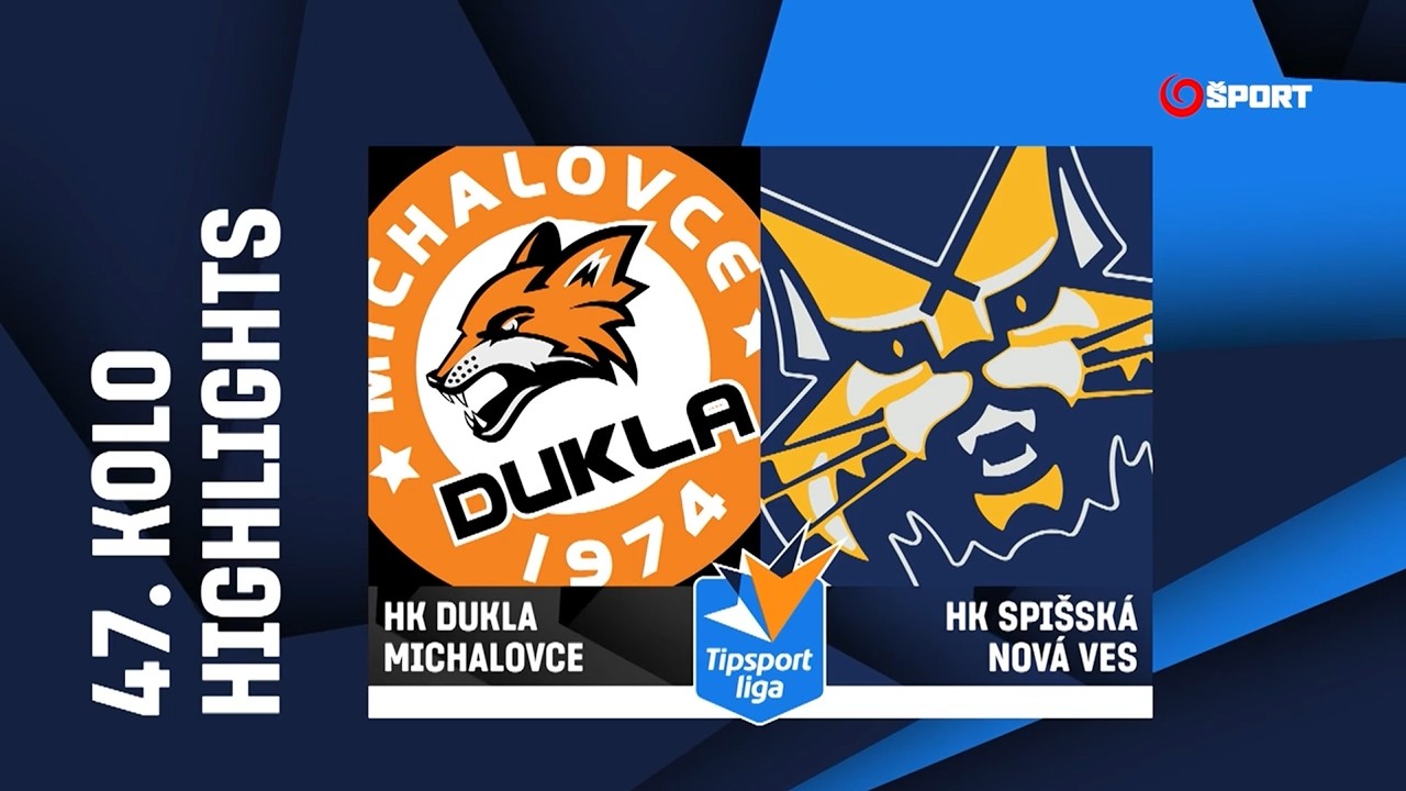 47. kolo: HK Dukla Michalovce - HK Spišská Nová Ves 2:3 (0:1, 2:1, 0:1)