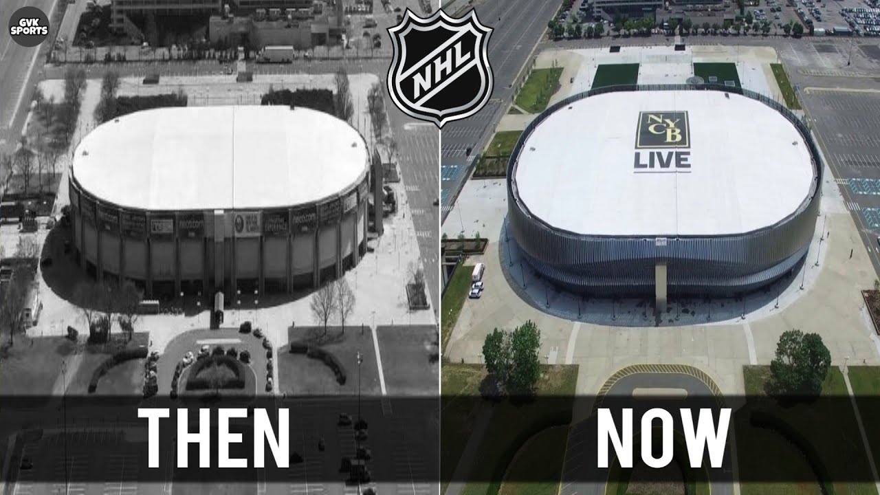 NHL Arenas Then and Now !