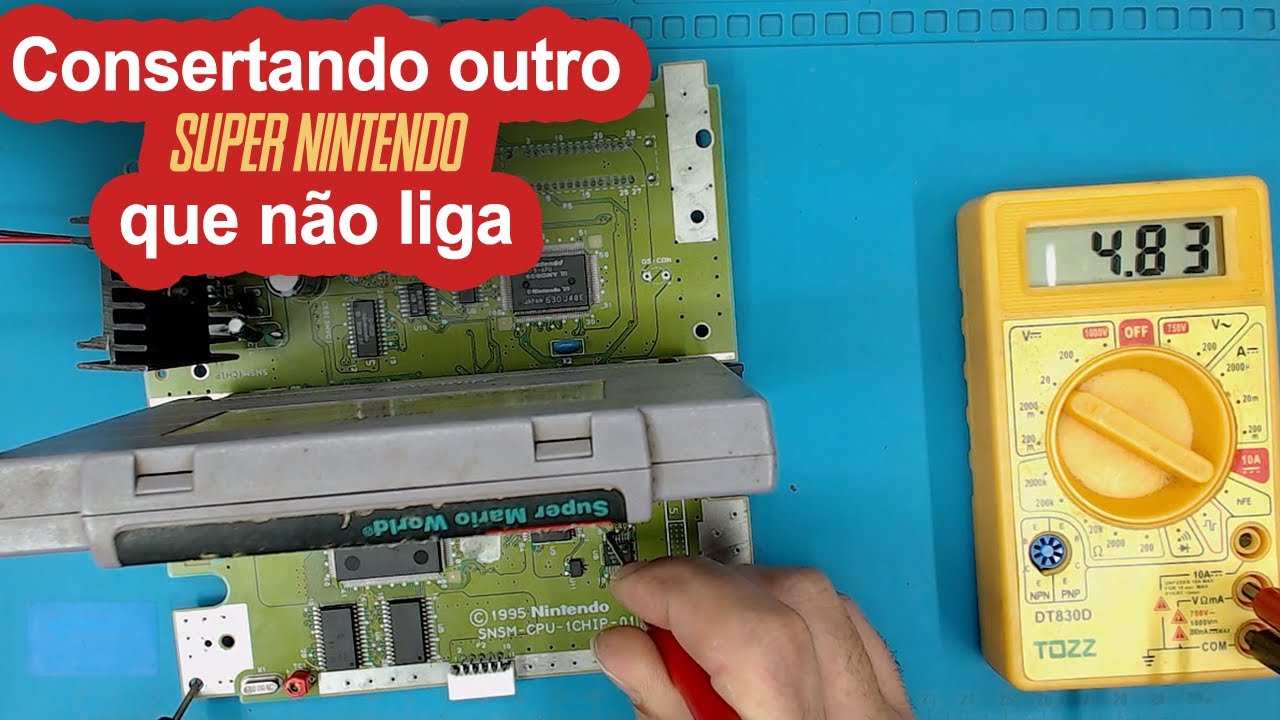 Outro Super Nintendo que não liga!