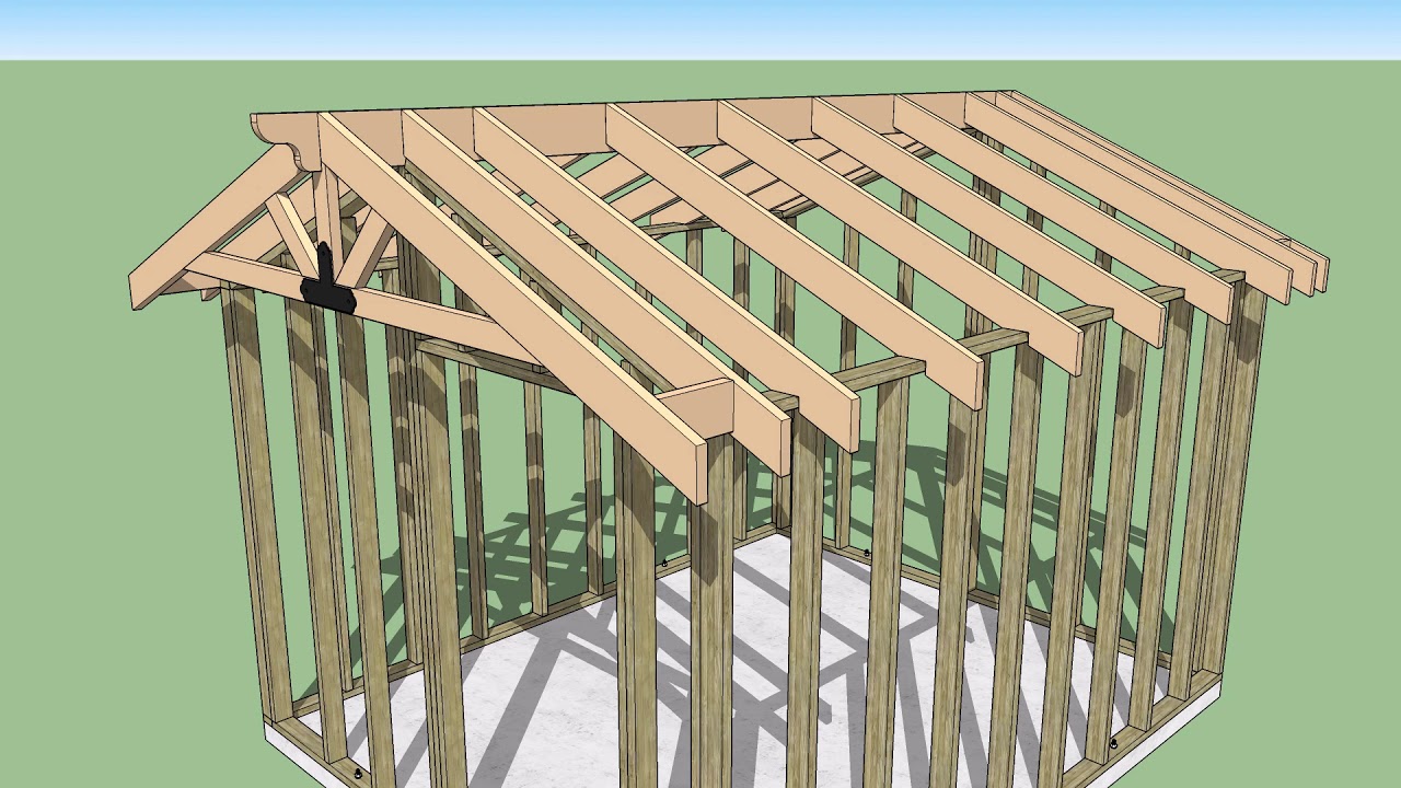 10x12 Shed design DIY
