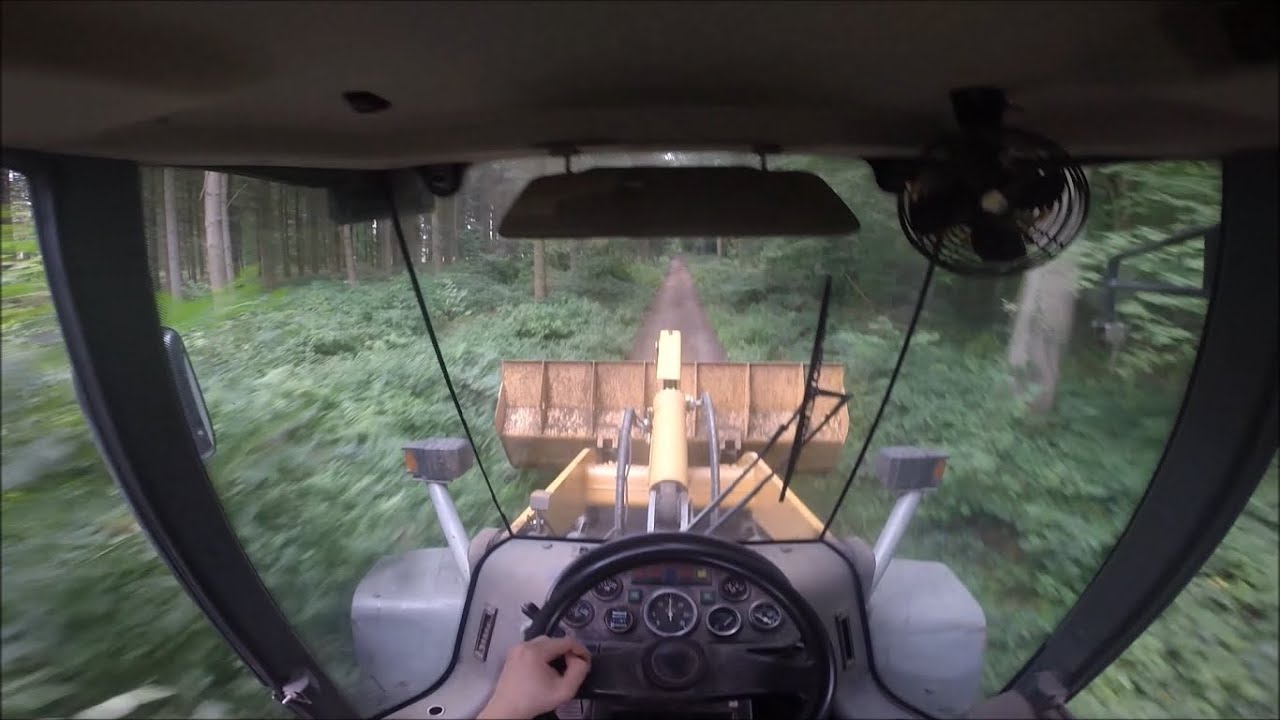 Mit dem Radlader durch den Wald/ Cabview/ SDLG LG946L