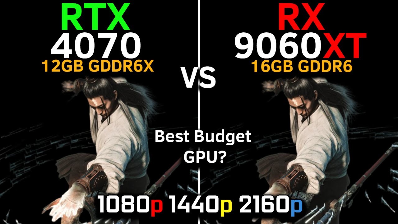 RTX 4070 vs RX 9060 XT | 1080p, 1440p, 4K | DLSS 4 vs FSR 4 | Best Budget GPU? | Gaming Test 2025