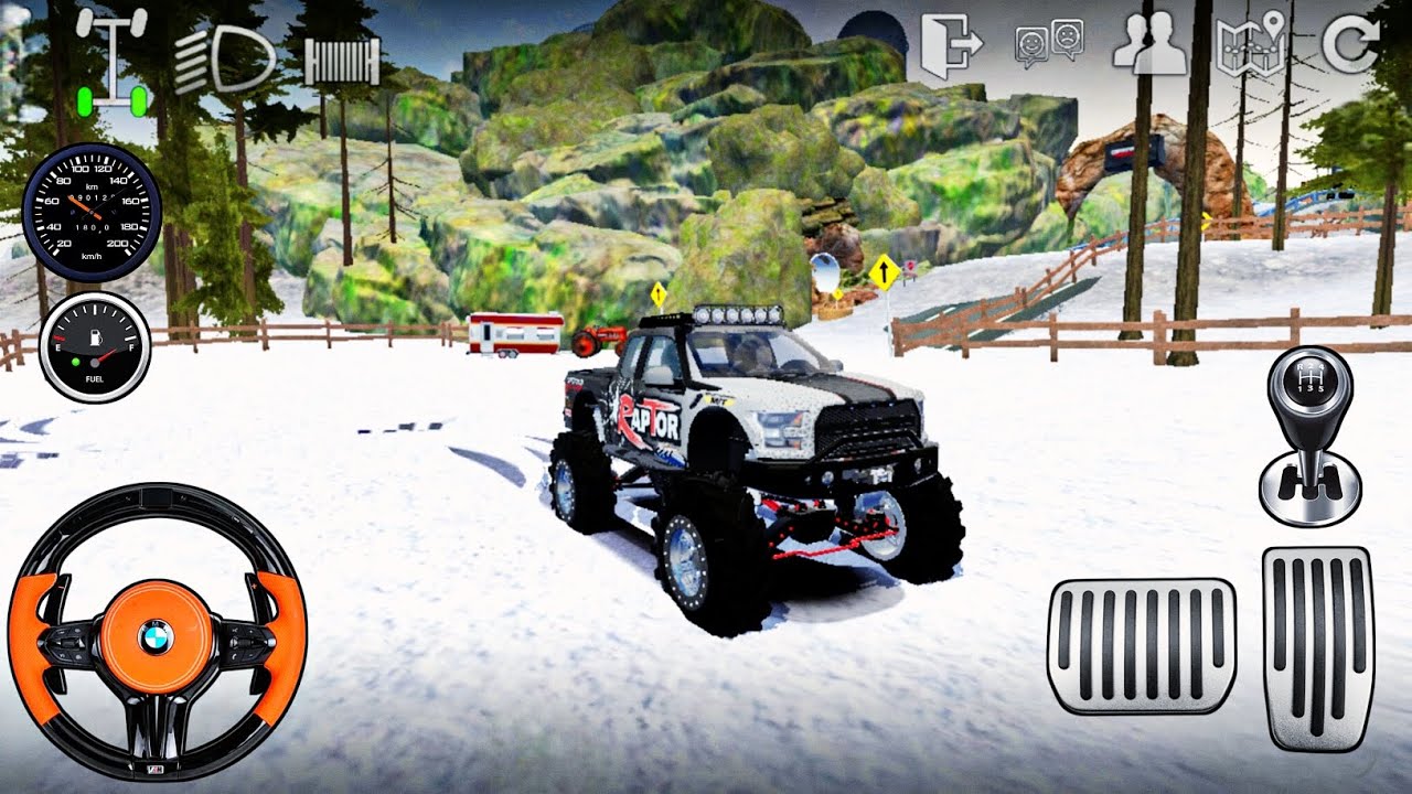 Monster Truck Offroad Adventure in Snow & Mountains | Smooth Driving Fun | Offroad Outlaws Gameplay